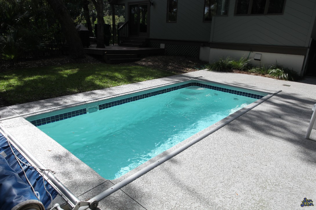 cyberlane fiberglass pool