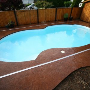 The Atlantic Deep is a fully loaded fiberglass pool design. With an overall length of 33' 1", this pool provides ample swim space with a luscious deep end design. Dive right in and enjoy it's crystal clear, cool waters for hours of summer fun!