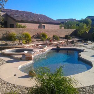 Welcome to the Costa Azul free form fiberglass pool! This elegant pool design takes us to a world of serene lagoons and relaxing oases. Here you can completely relax and unwind in this elegant fiberglass pool with all of its hidden features!