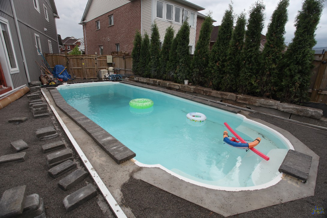 8ft deep fiberglass pools