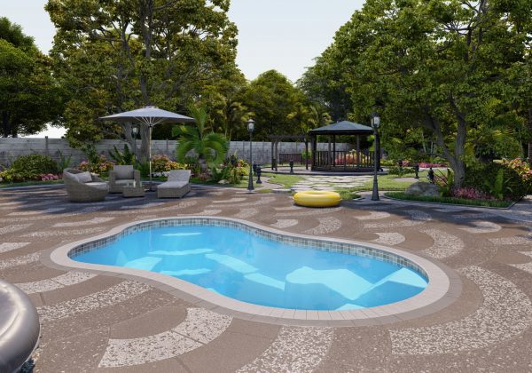 The Sydney Spa – A Free Form Fiberglass Spa