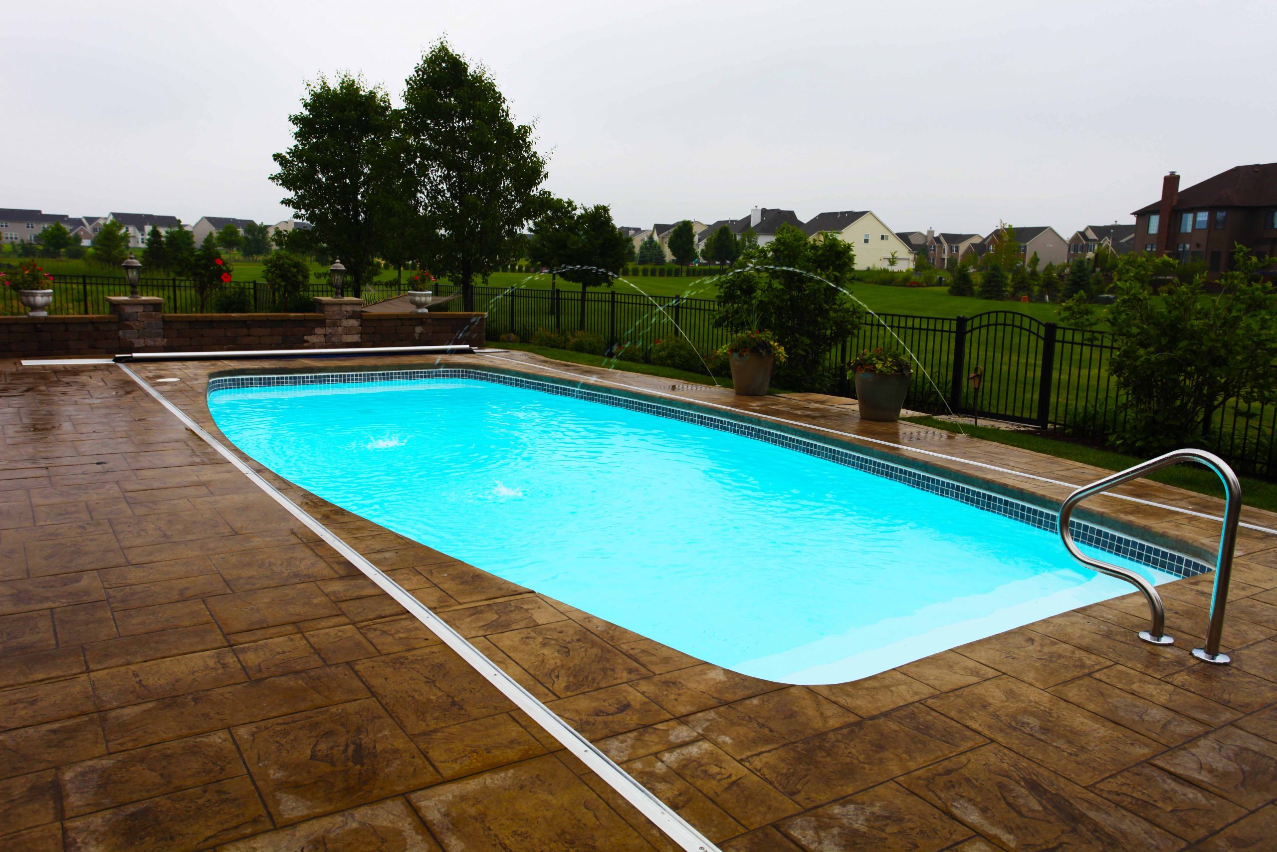 San Juan Pools | The Majestic - A Modern Fiberglass Pool Shape