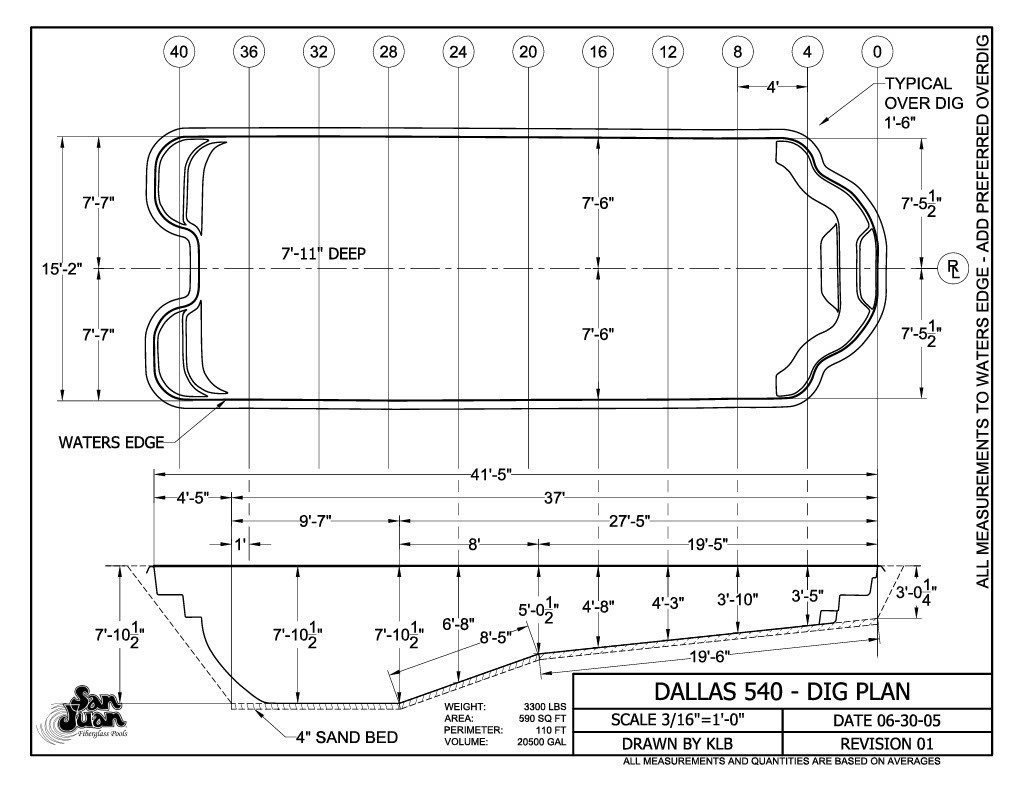 San Juan Pools | Dallas - A Huge & Deep End Fiberglass Swimming Pool