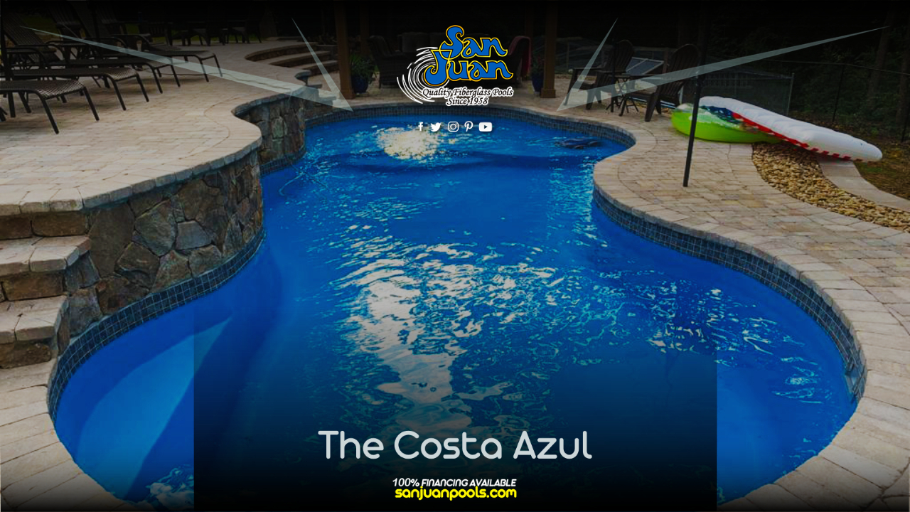 The Costa Azul is a swimming pool designed for plenty of play!