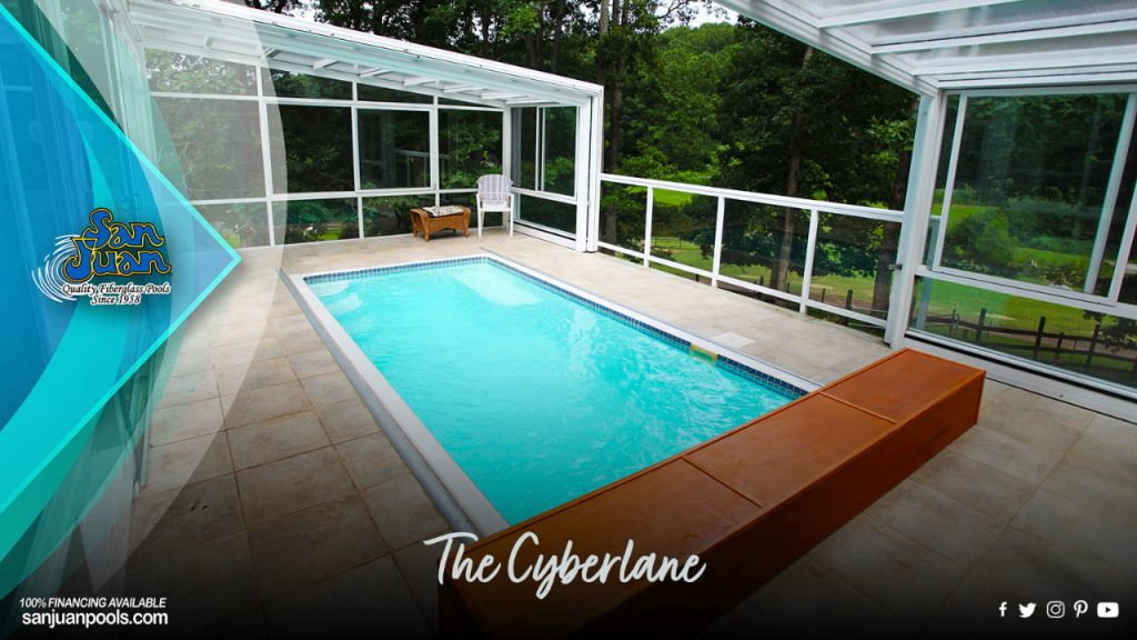 cyberlane fiberglass pool