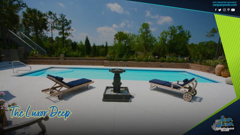 luxor deep fiberglass pool