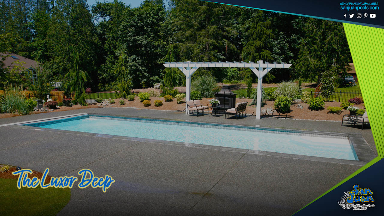 luxor deep fiberglass pool