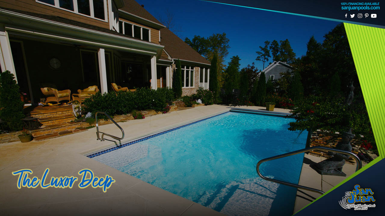 luxor deep fiberglass pool