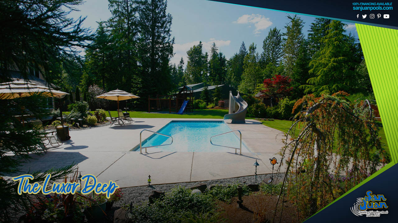 luxor deep fiberglass pool