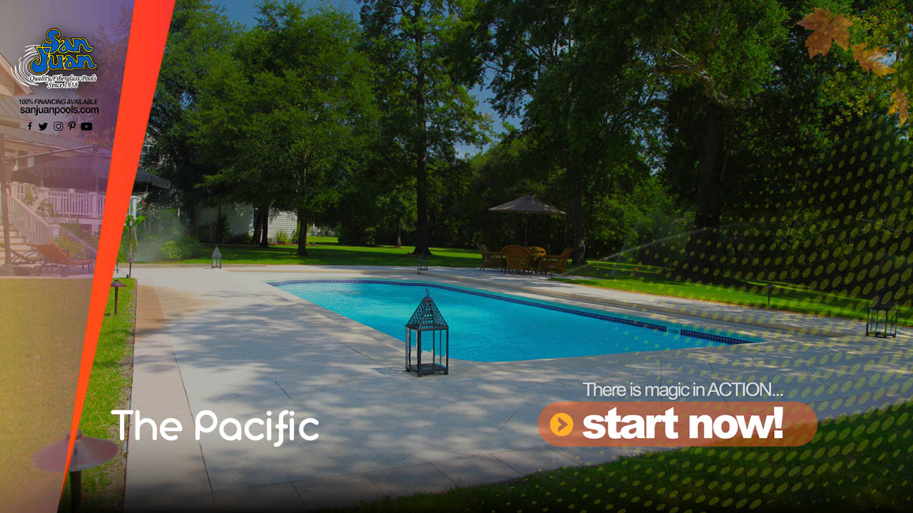 The Pacific – A Large Rectangular Pool with 7′ 11″ Deep End