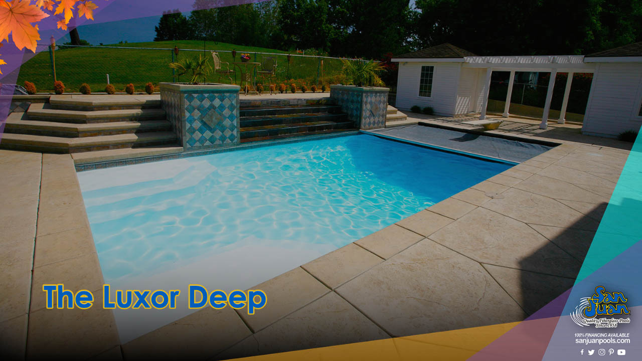 The Luxor Deep pairs exceptionally well with LED Lighting and unique Water Feature designs.