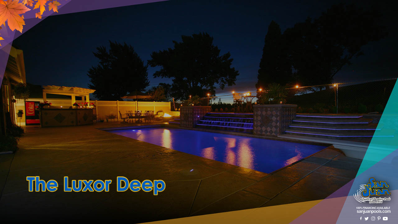 The Luxor Deep joins our renowned Rectangular Pool Shape family