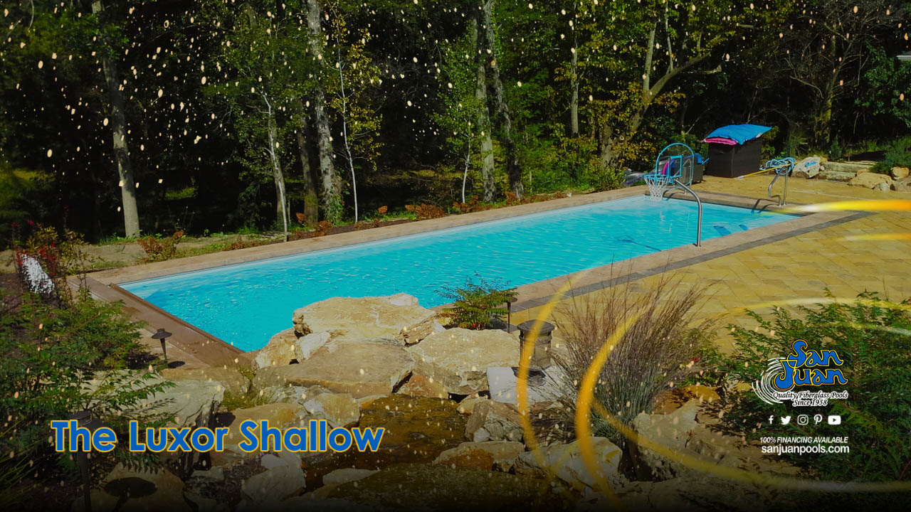 The Luxor Shallow is a beautiful recreation of our very popular Luxor Deep End Pool