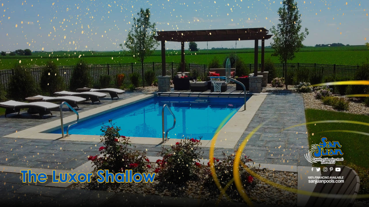 The Luxor Shallow is a beautiful recreation of our very popular Luxor Deep End Pool