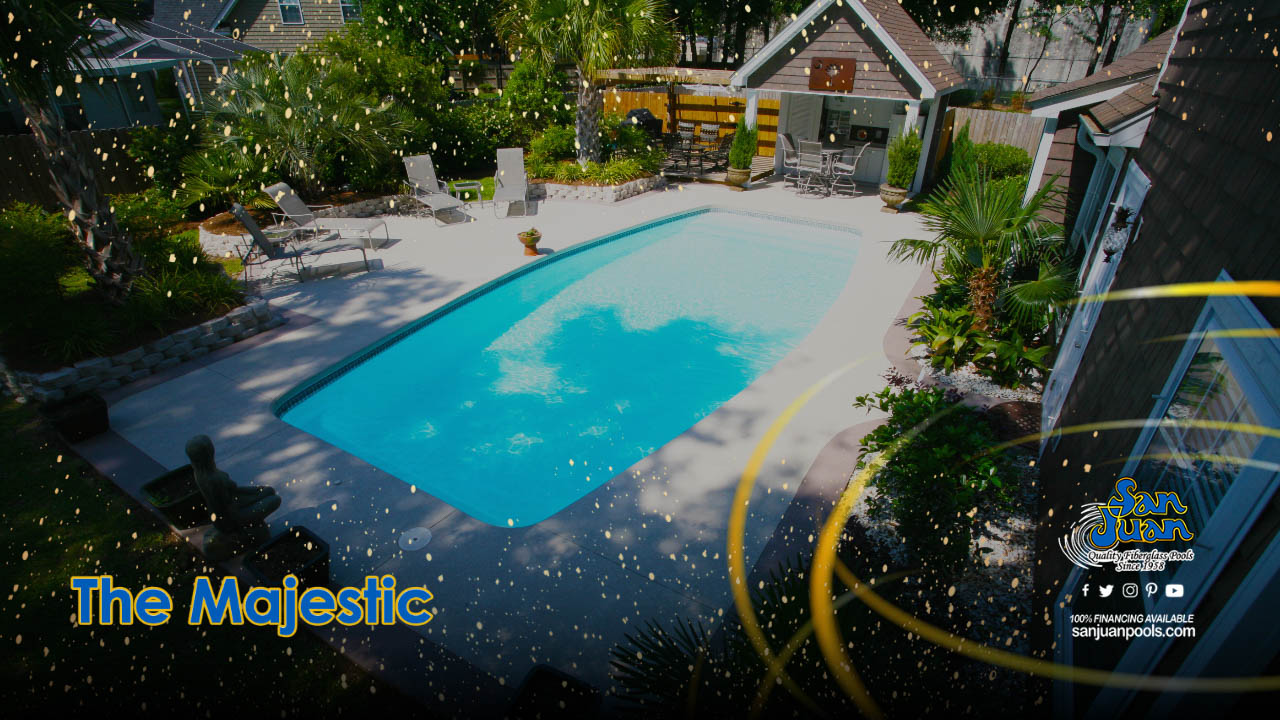 The Majestic is a serene body of water with a conservative pool shape