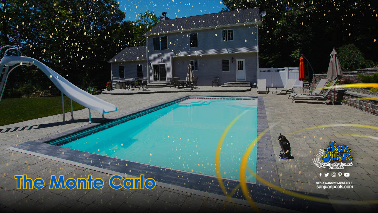 The Monte Carlo – A Rectangular Pool Shape with Dual Entry Steps