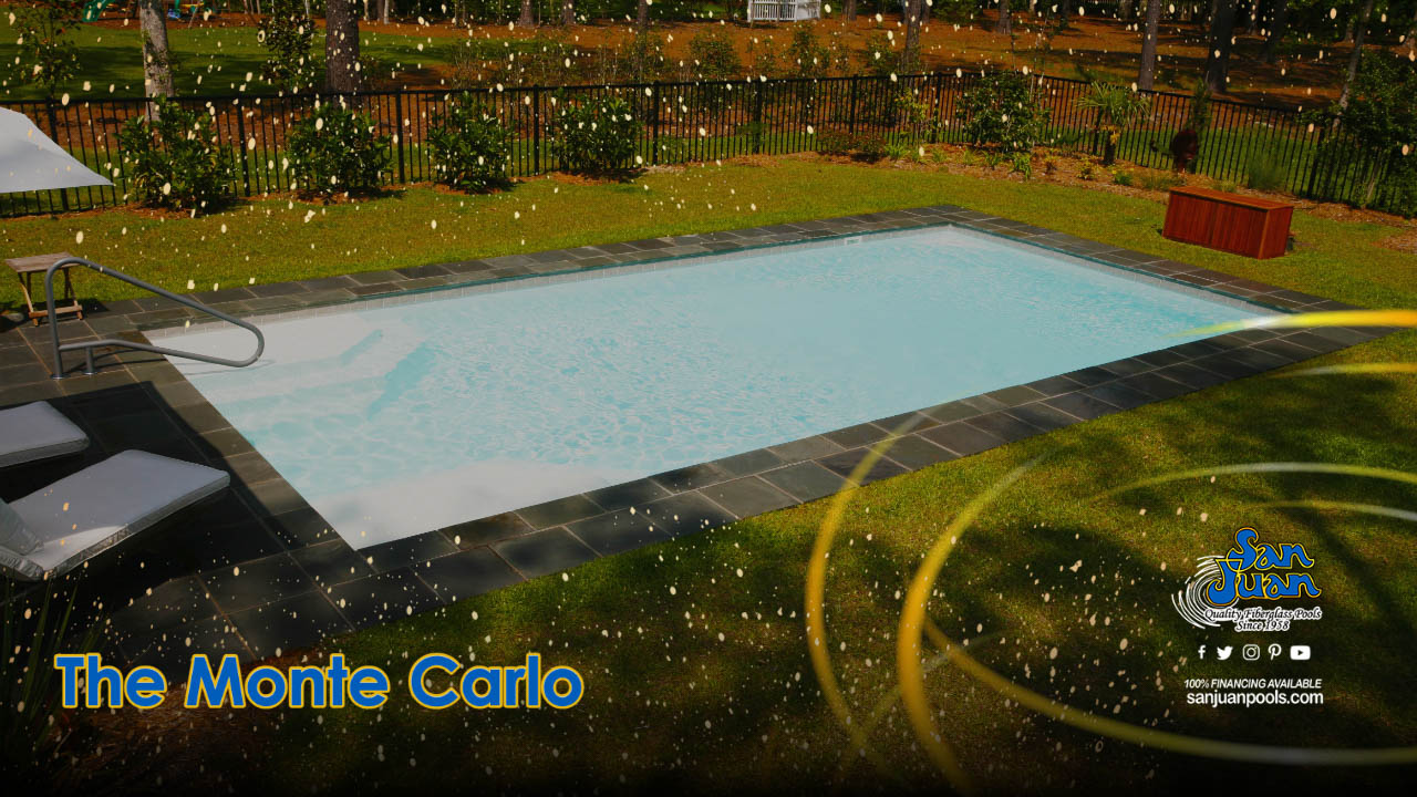 The Monte Carlo – A Rectangular Pool Shape with Dual Entry Steps