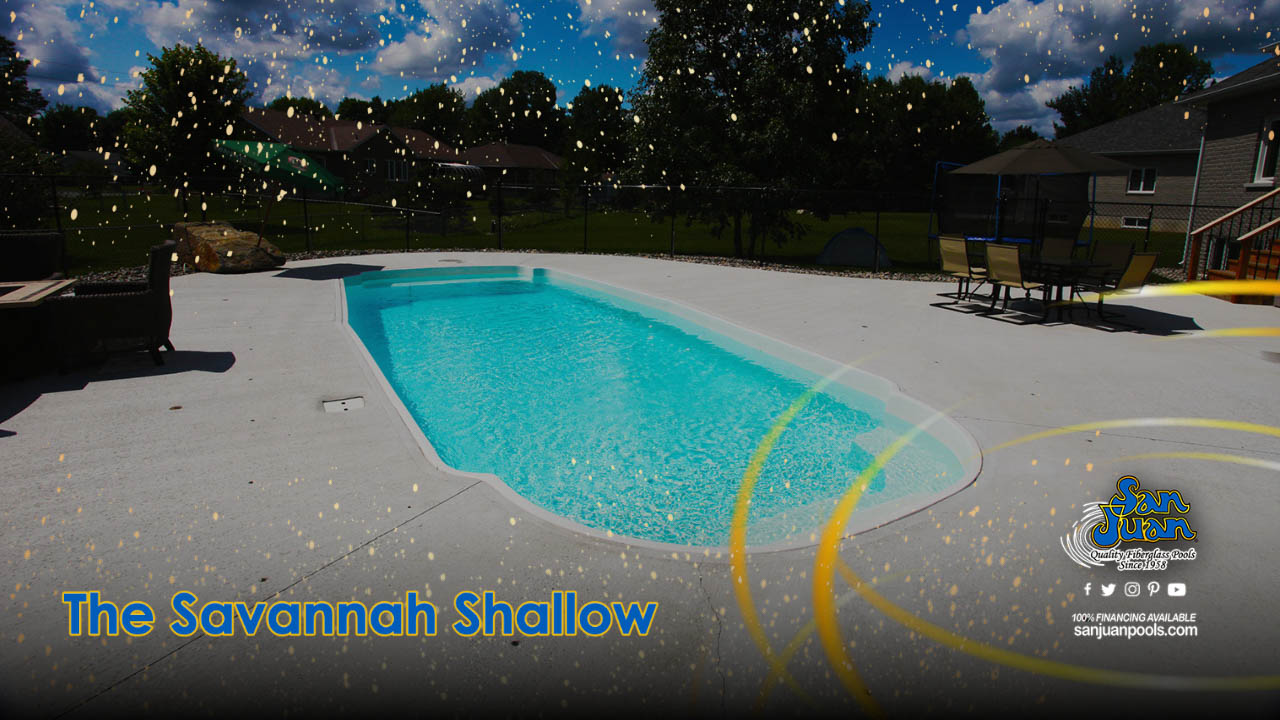 The Savannah Shallow – Conservative Deep End with Bench Seating