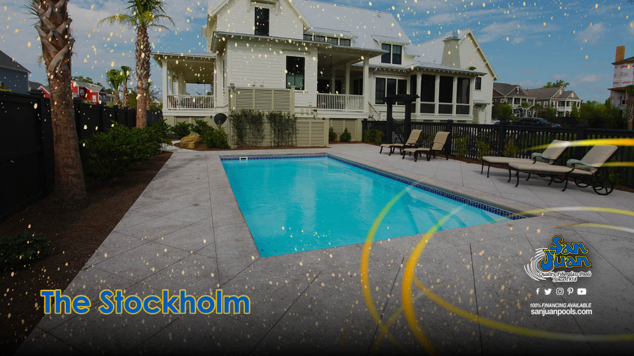 The Stockholm is part of our Rectangular Pool Shape family
