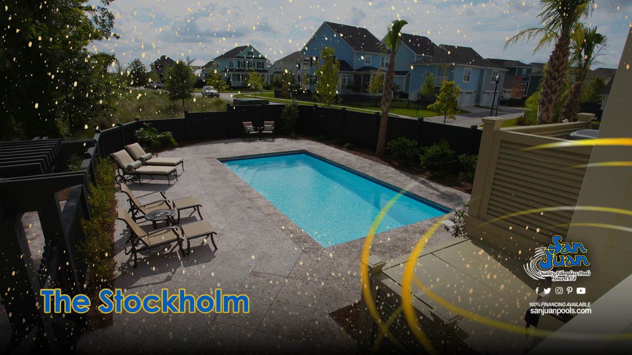 The Stockholm is part of our Rectangular Pool Shape family