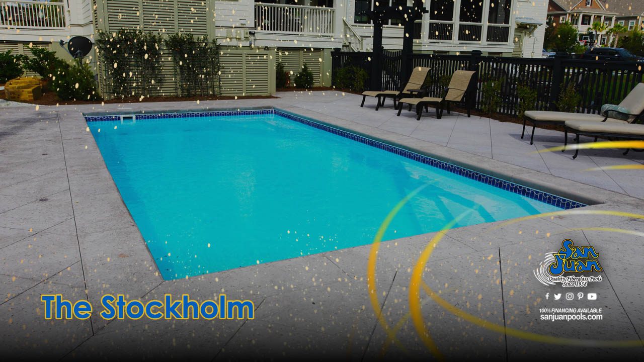 The Stockholm is an excellent swimming pool for recreational swimmers that desire a modest size