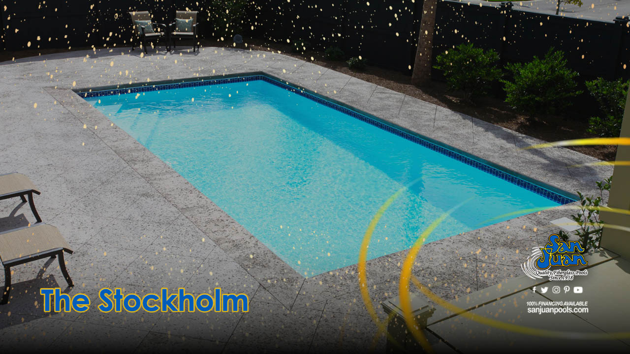 The Stockholm is an excellent swimming pool for recreational swimmers that desire a modest size