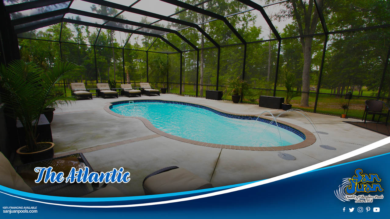 The Atlantic – A Free Form Pool Design with Classic Layout