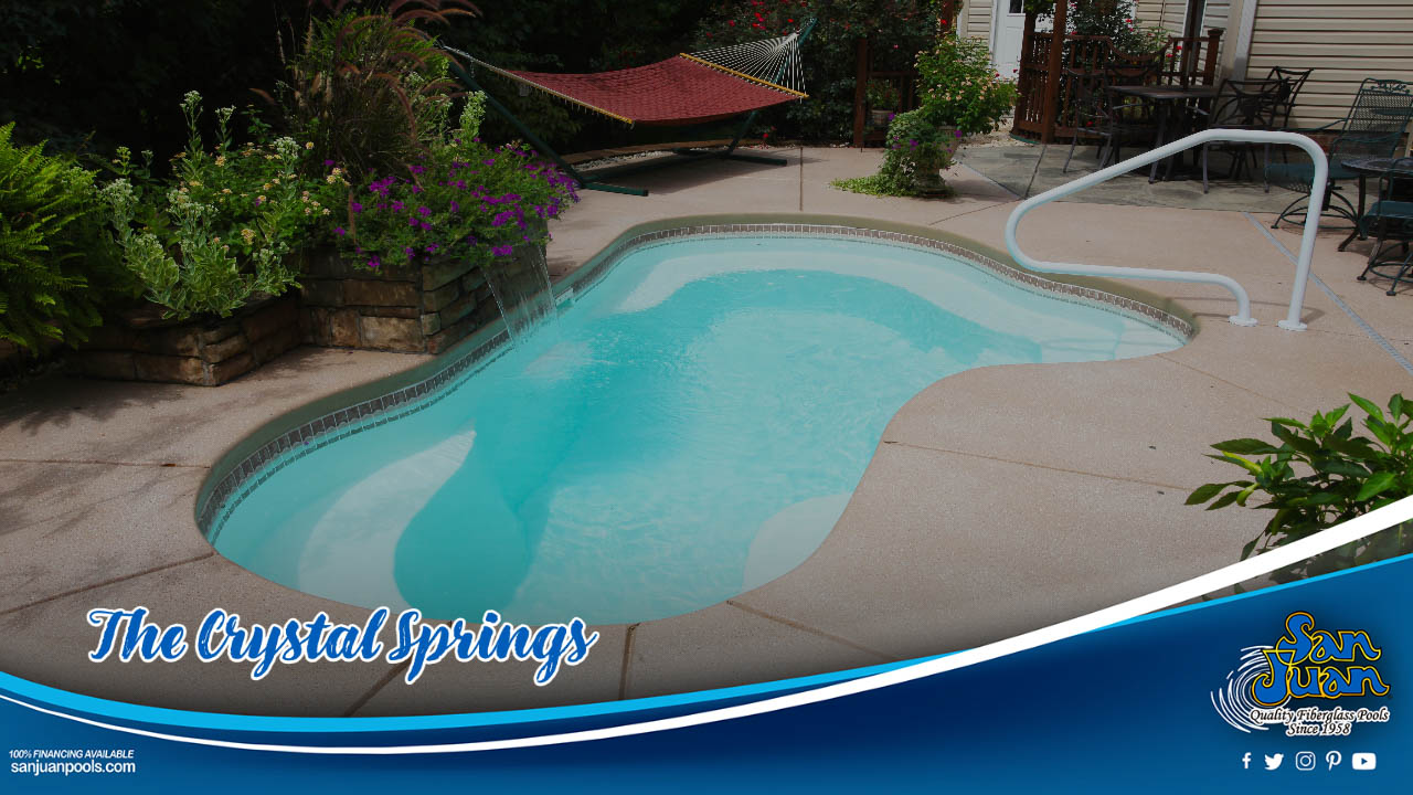 The Crystal Springs – Fiberglass Pool and Spa Hybrid Model
