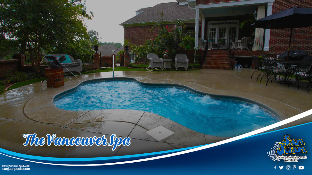 The Phoenix is an elegantly designed Grecian pool shape with a Sport Bottom hopper.