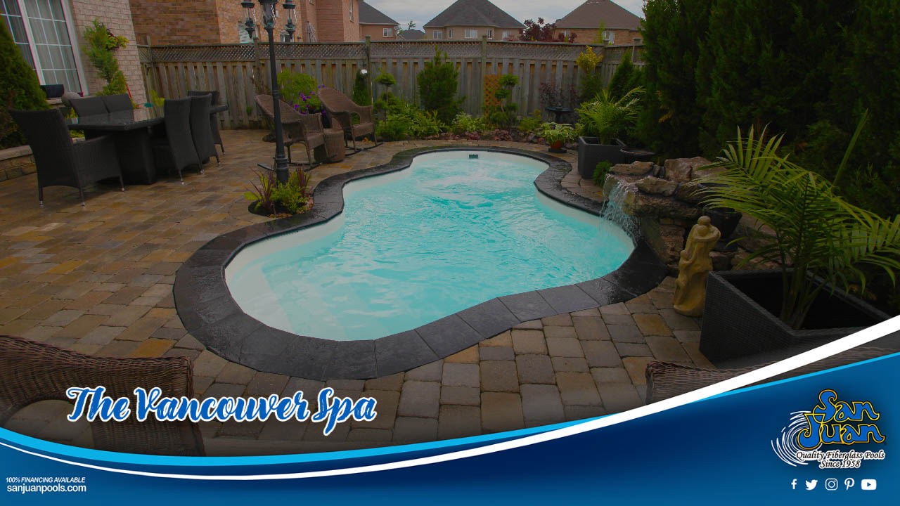 The Phoenix is an elegantly designed Grecian pool shape with a Sport Bottom hopper.