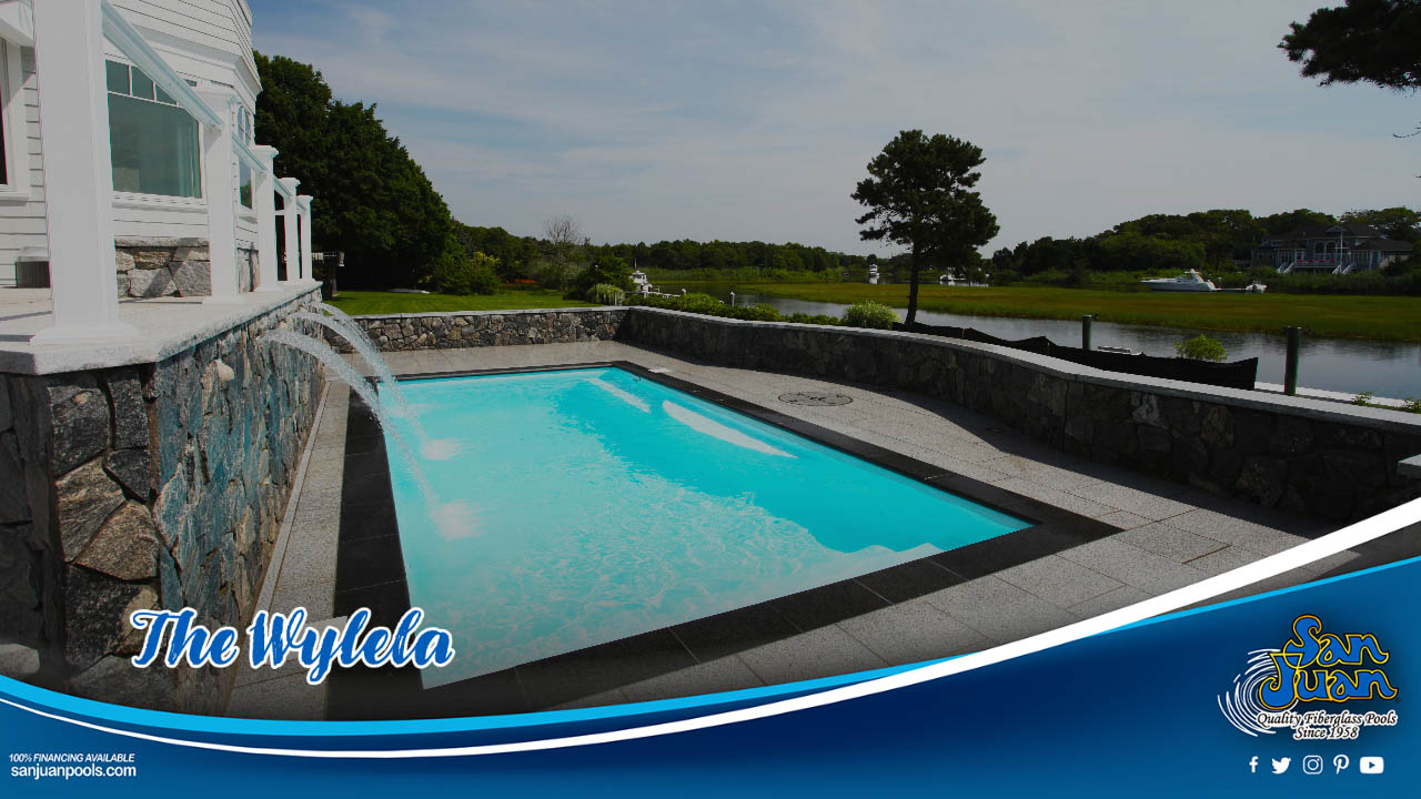 The Wylela packs a lot of personality in its classical rectangle pool shape.