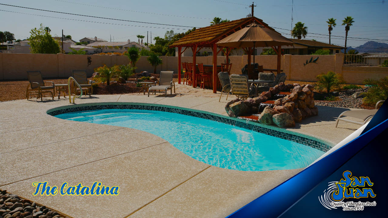 The Catalina is a tried and true fiberglass swimming pool that we’ve sold for several decades!