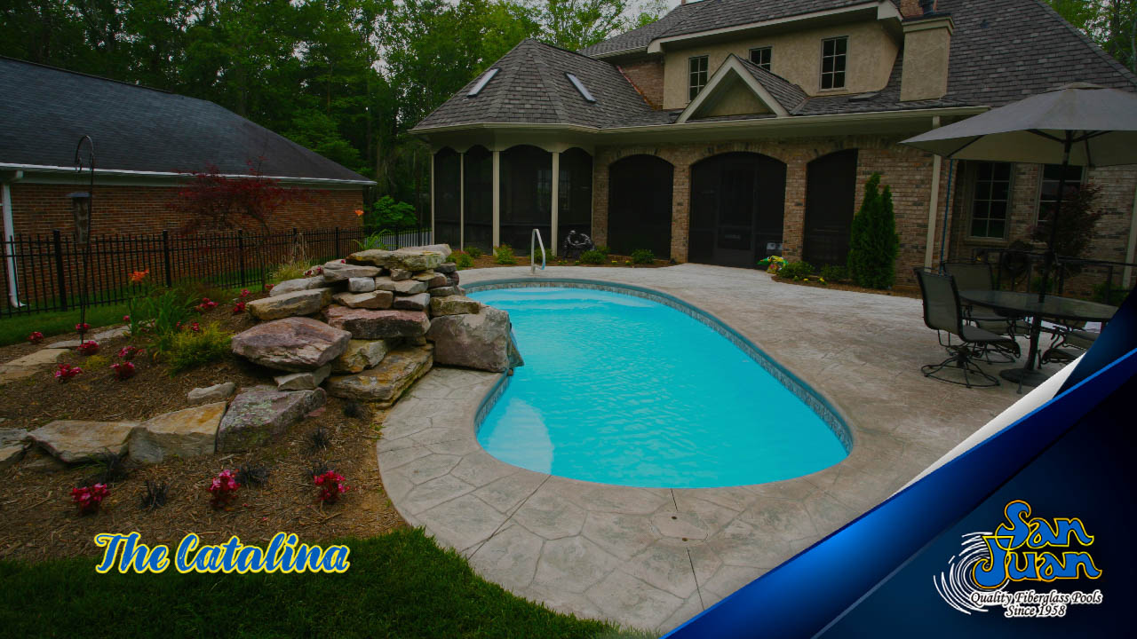 The Catalina is a tried and true fiberglass swimming pool that we’ve sold for several decades!