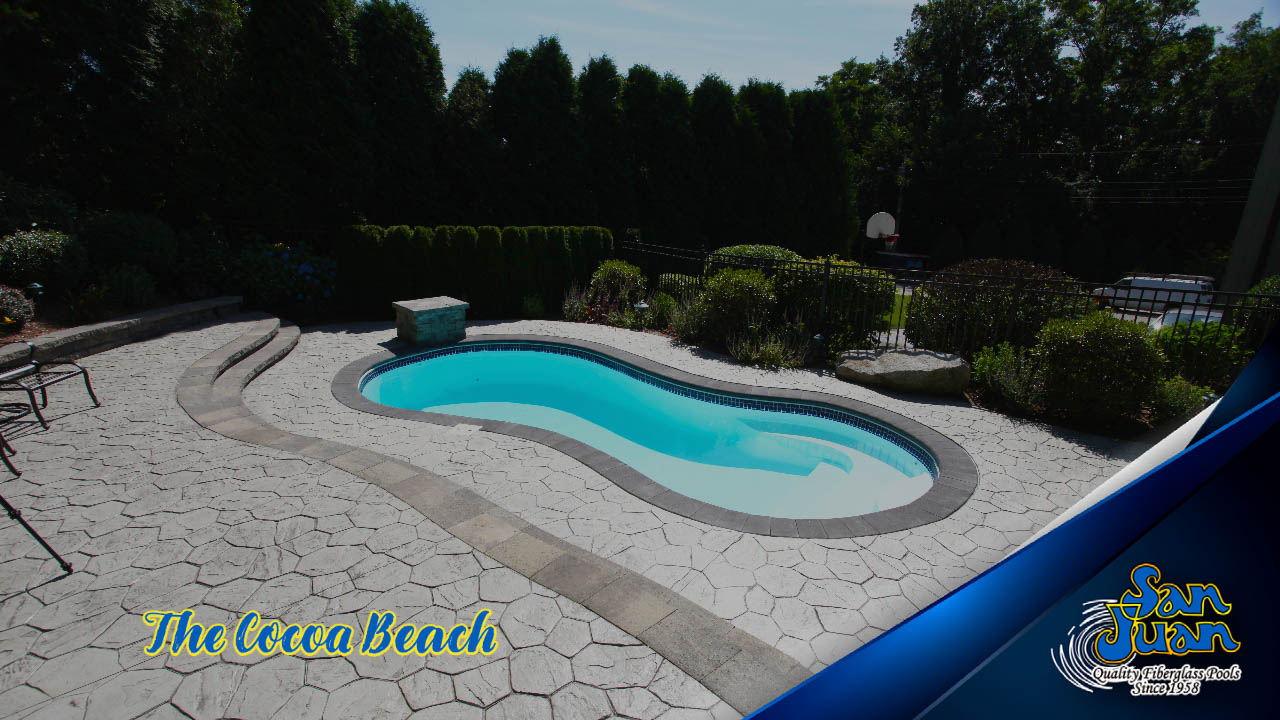 San Juan Pools | Cocoa Beach - Figure-8 Fiberglass Swimming Pool