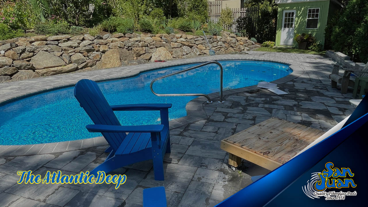 The Atlantic Deep – A Modern Free Form Pool Shape with Deep End