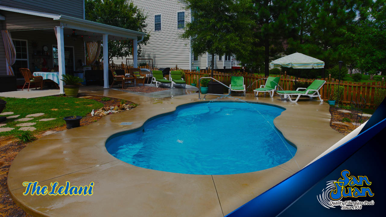 The Lelani – A Free Form Pool Shape with Tanning Ledge