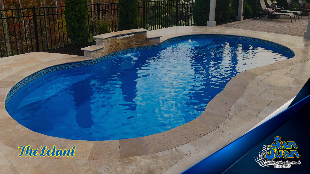 The Lelani – A Free Form Pool Shape with Tanning Ledge