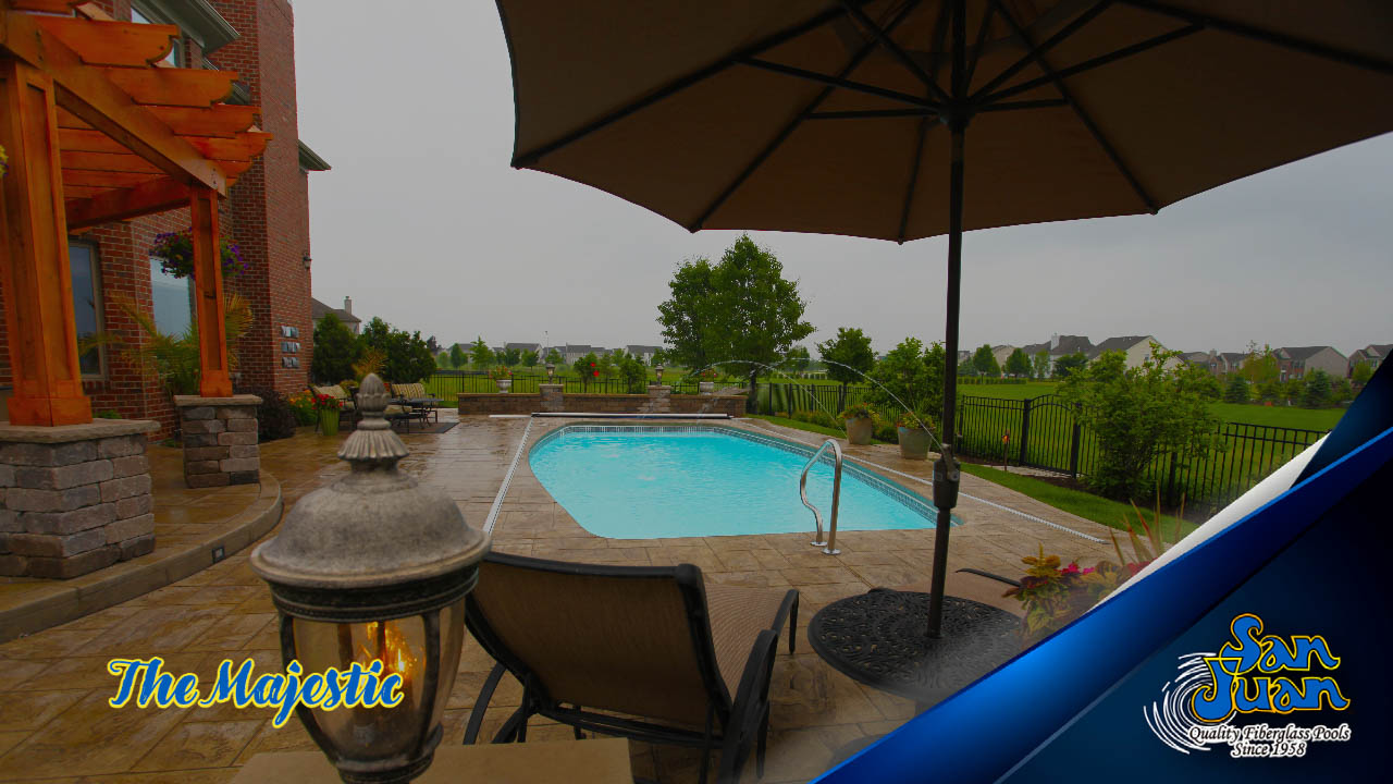The Majestic is a serene body of water with a conservative pool shape.