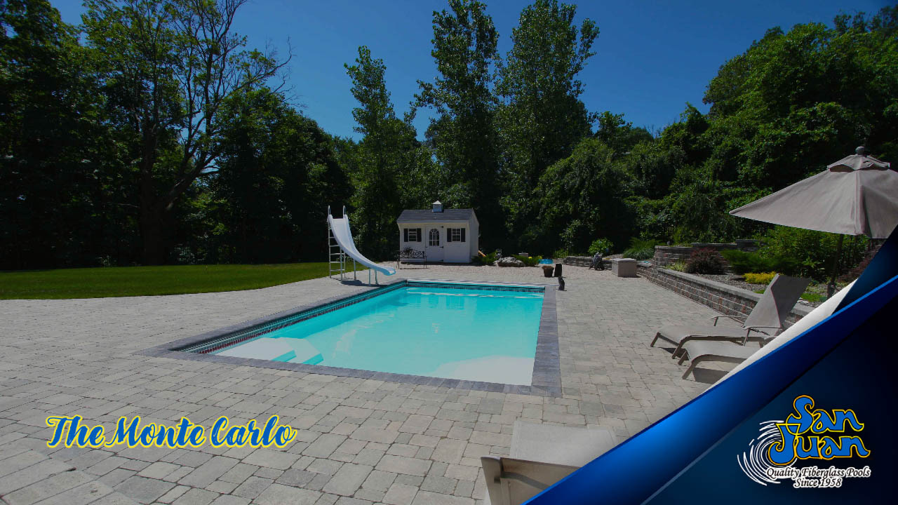 The Monte Carlo – A Rectangular Pool Shape with Dual Entry Steps