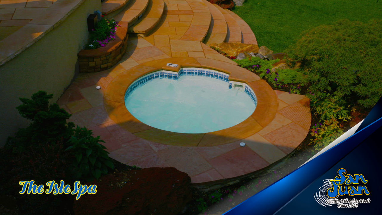 The Isle Spa – A Stunning Accent Spa for any Fiberglass Pool