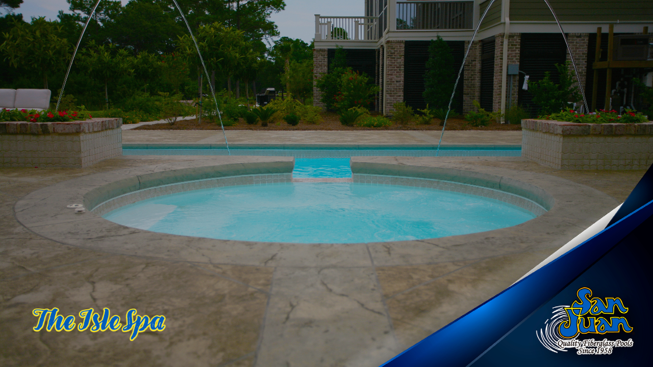 The Isle Spa – A Stunning Accent Spa for any Fiberglass Pool