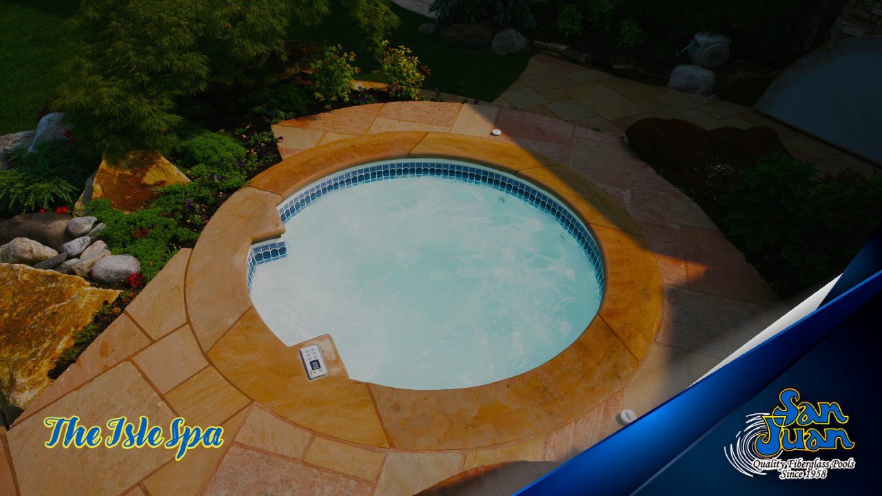 The Isle Spa – A Stunning Accent Spa for any Fiberglass Pool