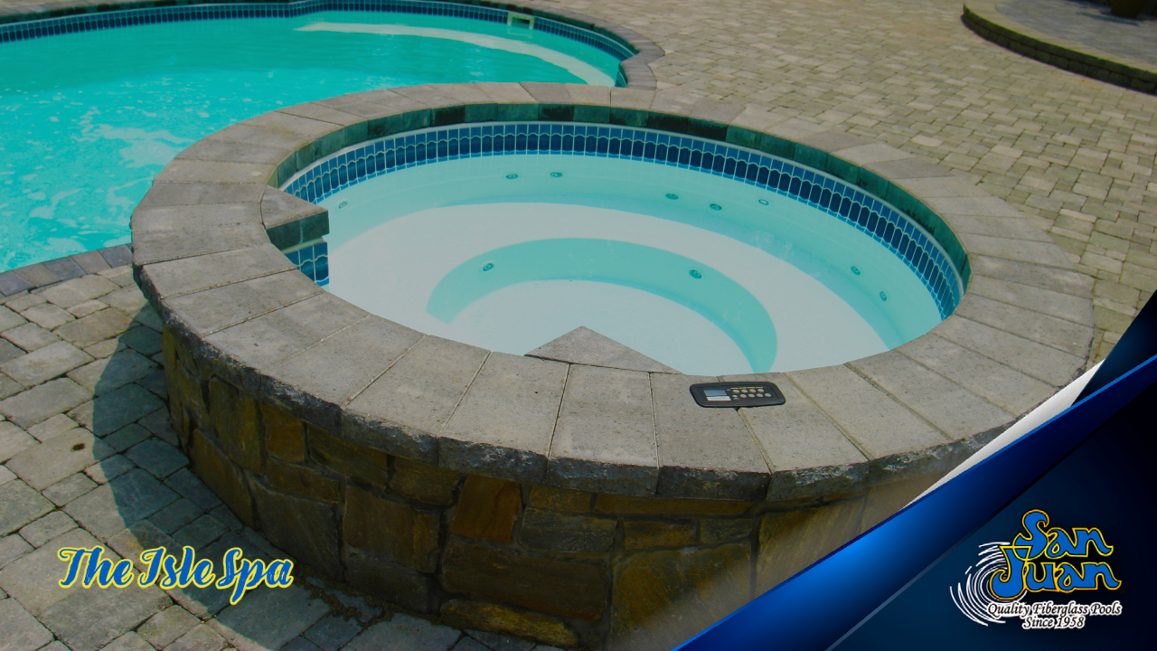 The Isle Spa – A Stunning Accent Spa for any Fiberglass Pool