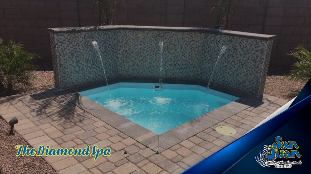 What better way to say "I Love You" than by purchasing that special someone a fiberglass spa? Whether your into cliches or you just enjoy a bit of personality - the Diamond Spa is an excellent choice for that dream outdoor hot tub in your own backyard! 