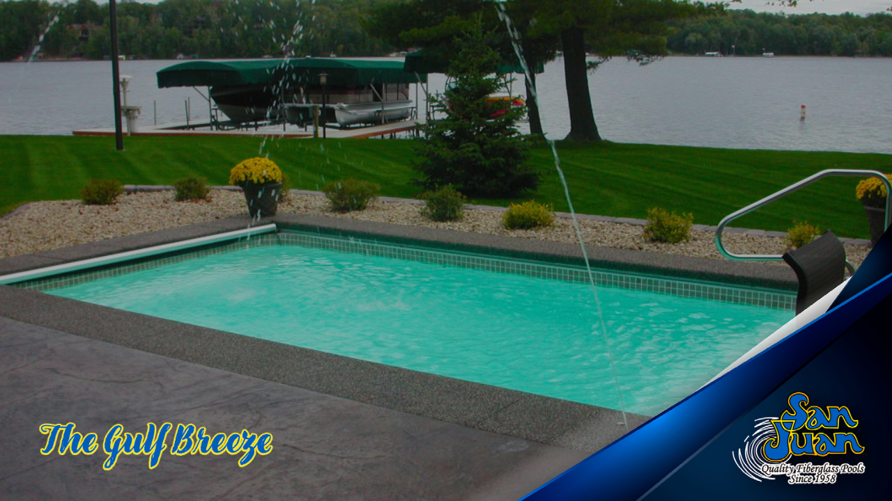 The Gulf Breeze – A Shallow Flat Bottom Rectangle Pool