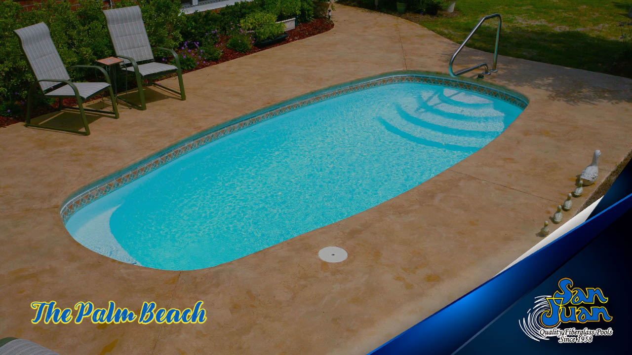 The Palm Beach – A Simple, Oval Pool Shape