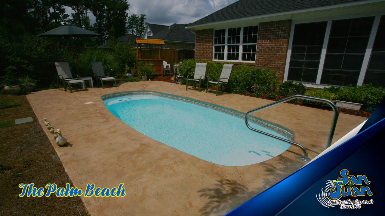 The Palm Beach – A Simple, Oval Pool Shape