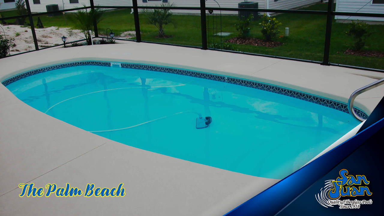 The Palm Beach – A Simple, Oval Pool Shape