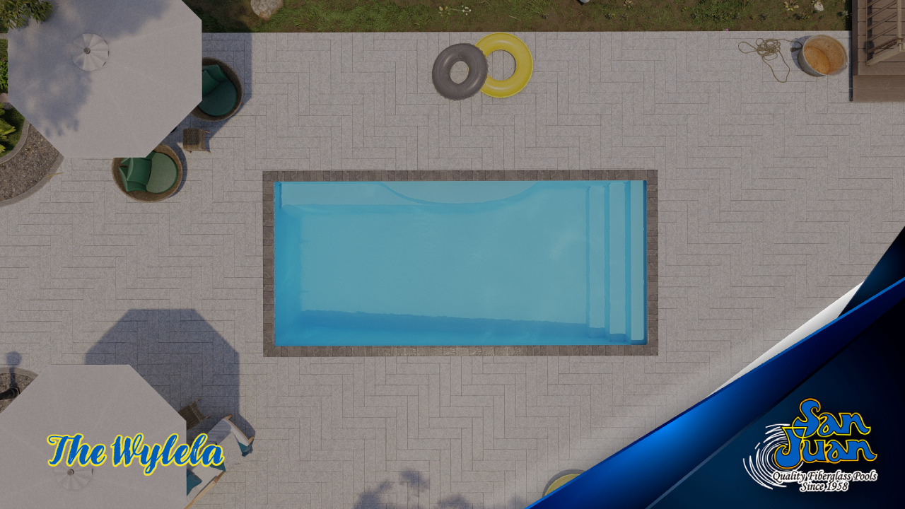 The Wylela – A Rectangle Pool Shape with Personality