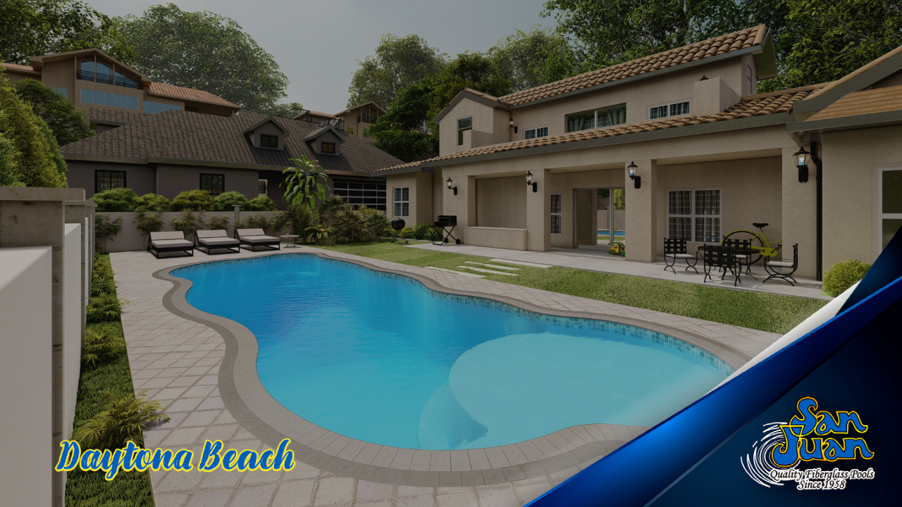 Revolutionary Daytona Beach Fiberglass Pool Design - San Juan Fiberglass Pools